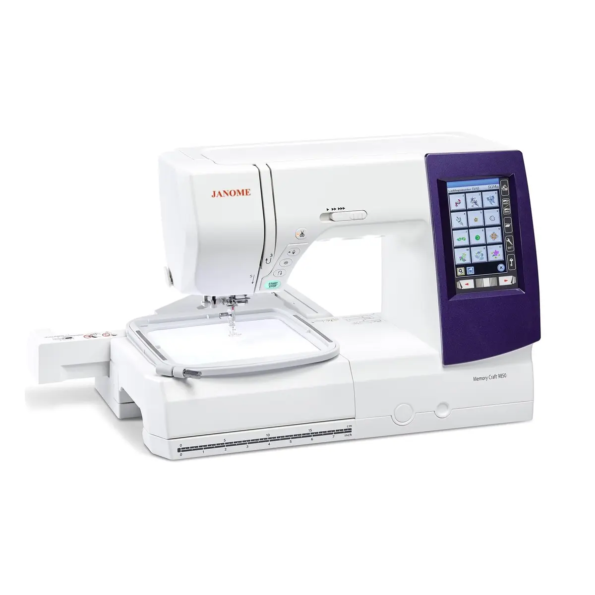Janome Horizon Memory Craft 9850 sewing and embroidery machine