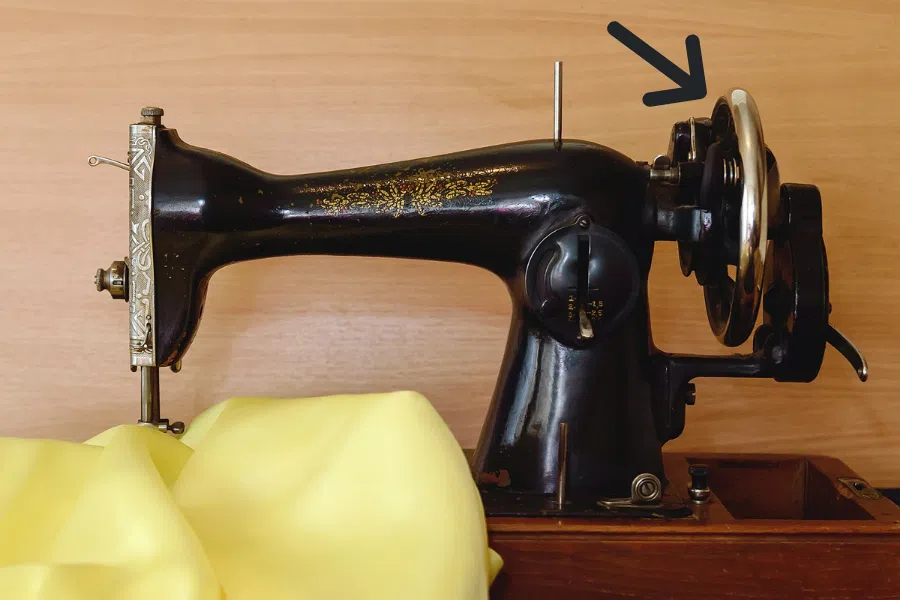 sewing machine hand wheel