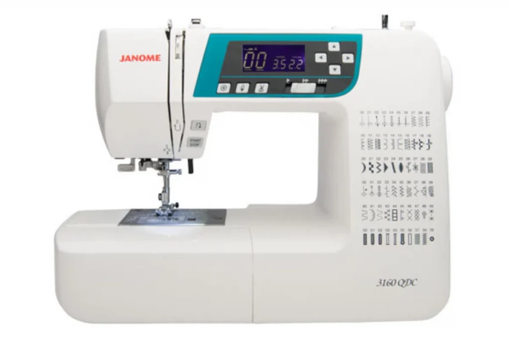 janome 3160 qdc large throat quilting machine