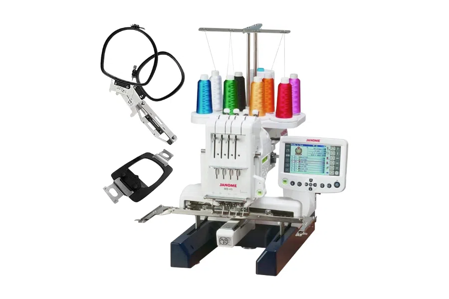 janome mb 4s four needle embroidery machine