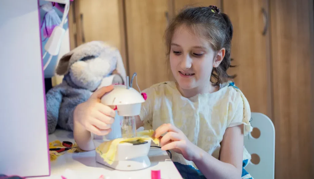 kids using sewing machine at what age