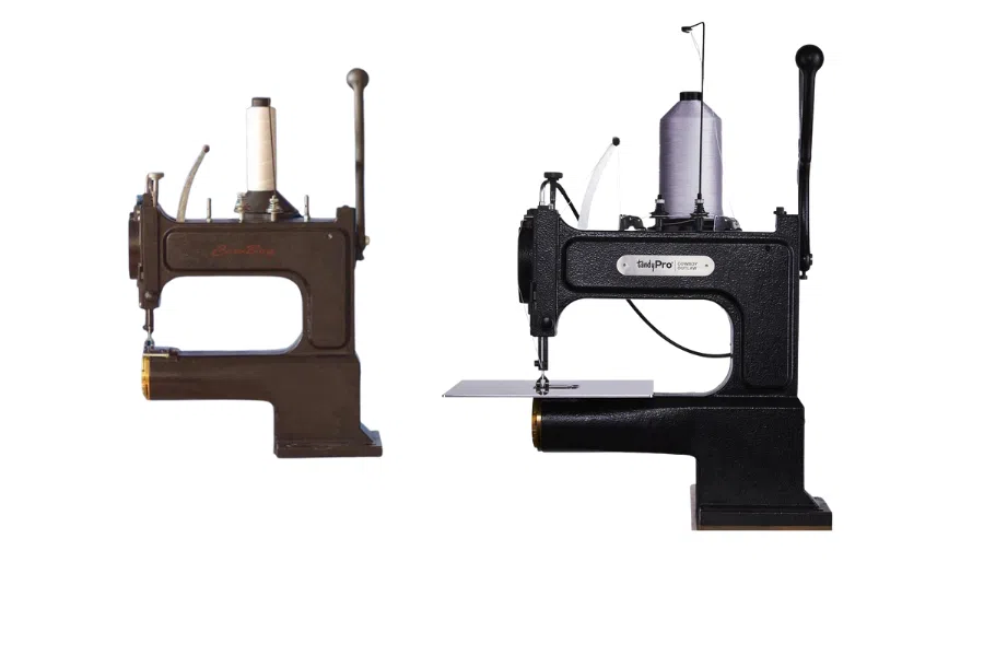 tandypro cowboy outlaw hand operated leather sewing machine
